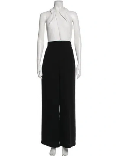 Pre-owned Ted Baker Halterneck Jumpsuit In Black
