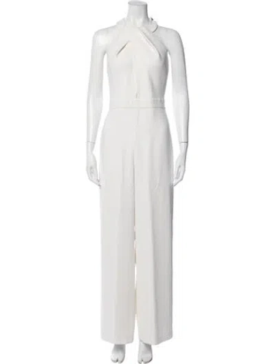Pre-owned Ted Baker Halterneck Jumpsuit In Neutrals