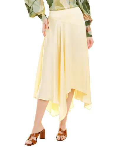 Ted Baker Handkerchief Hem Skirt In Yellow