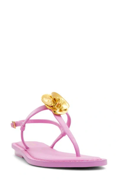 Ted Baker Harper Rose Strappy Sandal In Bright Pink