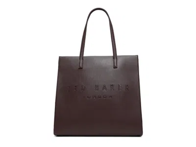 Ted Baker Hayden Tote In Dark Brown