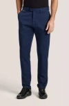 Ted Baker Heavy Stretch Cotton Twill Chino Pants In Blue