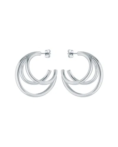 Ted Baker Henreta Hoopla Hoop Earrings In Metallic