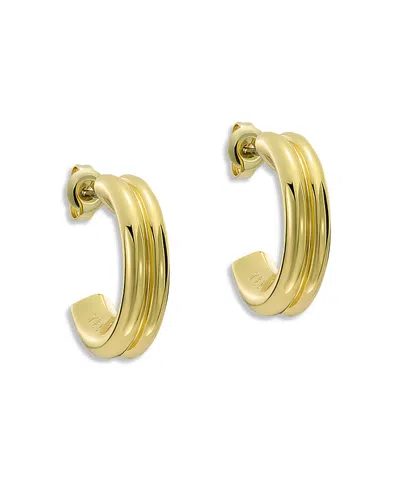 Ted Baker Hidden Heart Small Hoop Earrings In Gold