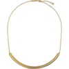 Ted Baker Hidie Hidden Heart Bar Pendant Necklace In Gold