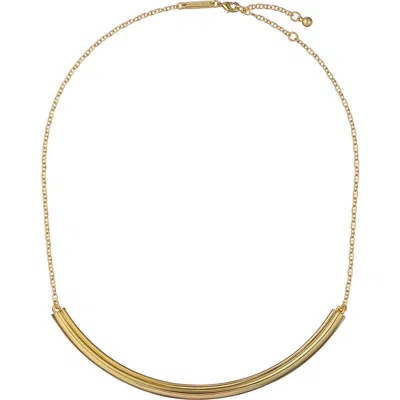 Ted Baker Hidie Hidden Heart Bar Pendant Necklace In Gold