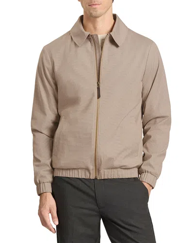 Ted Baker Houndstooth Tan Modern Jacket In Brown