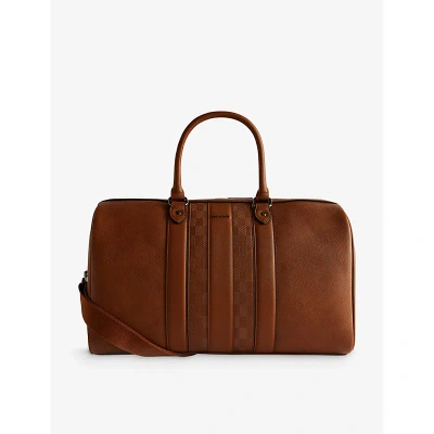 Ted Baker Tan House Detachable-strap Faux-leather Holdall