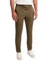 Ted Baker Howeton Slim Stretch Cotton Chino Pant In Brown