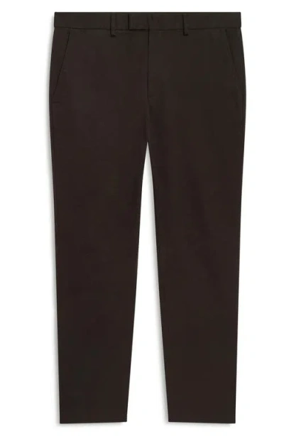Ted Baker Howetown Stretch Cotton Chinos In Black