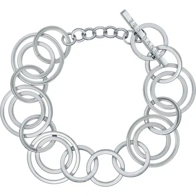 Ted Baker Hulie Link Bracelet In Metallic