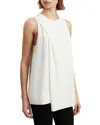 Ted Baker Icana Draped Sleeveless Top In Ivory