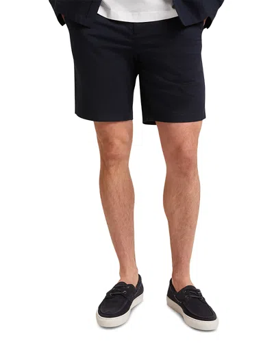 Ted Baker Illario Slim Fit Textured Chino Short In Blue