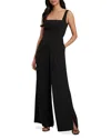 Ted Baker Inuj Wide Leg Jumpsuit In Black