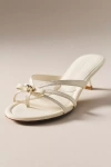 Ted Baker Iris Strappy Heeled Sandals In White