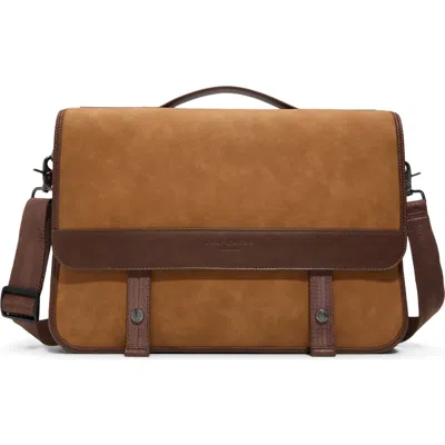 Ted Baker Irvine Messenger Bag In Tan