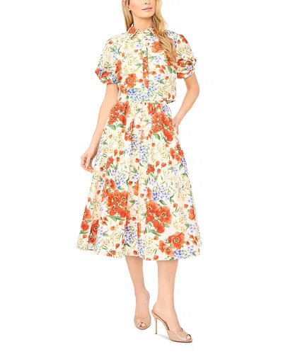 Ted Baker Isadora Twist Sleeve Dress In Orange