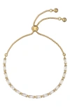 Ted Baker Isela Cubic Zirconia Baguette Bracelet In Gold