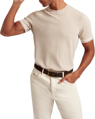 TED BAKER IVANAN SHORT SLEEVE RIB TEXTURED TEE