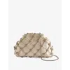 Ted Baker Ivory Kylar Crystal And Faux-leather Clutch Bag