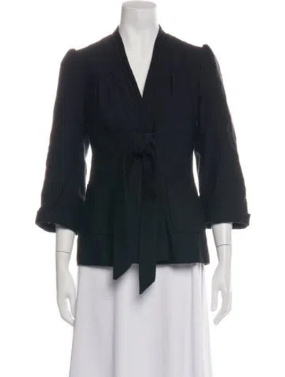 Pre-owned Ted Baker Jacket In Black