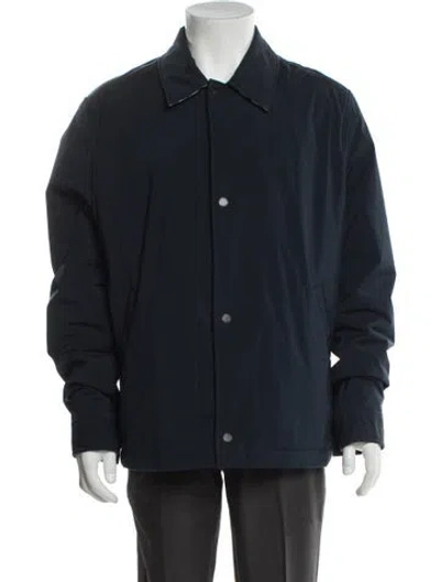 Pre-owned Ted Baker Jacket In Blue