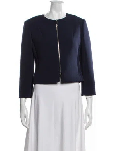Pre-owned Ted Baker Jacket In Blue