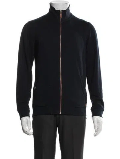 Pre-owned Ted Baker Jacket In Blue