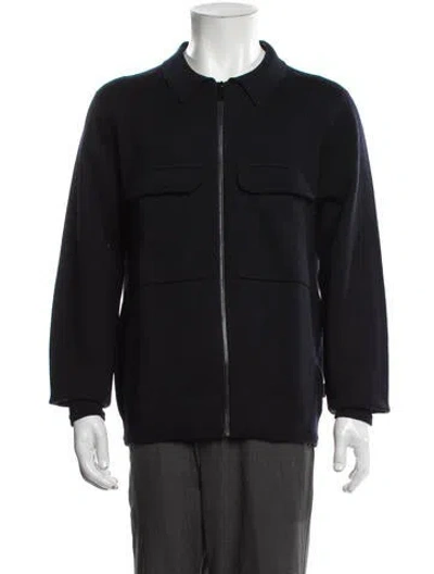 Pre-owned Ted Baker Jacket In Blue
