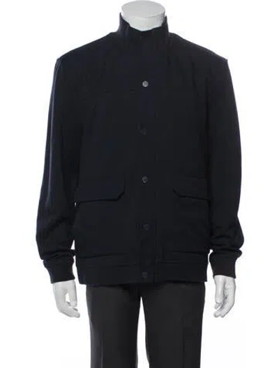 Pre-owned Ted Baker Jacket In Blue