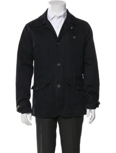 Pre-owned Ted Baker Jacket In Blue