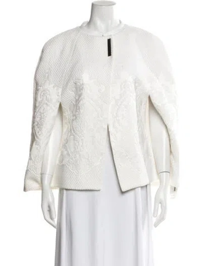 Pre-owned Ted Baker Jacket In White