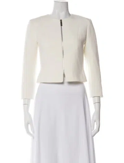 Pre-owned Ted Baker Jacket In White