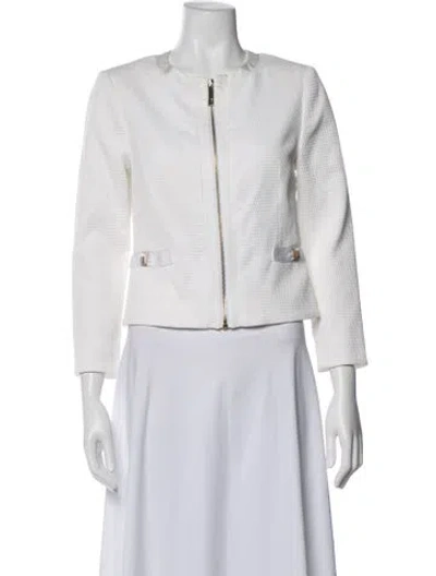 Pre-owned Ted Baker Jacket In White