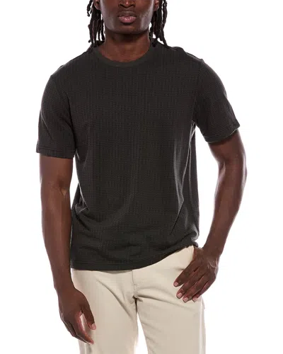 Ted Baker Jacquard T-shirt In Black