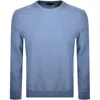 Ted Baker Jamals Herringbone Sweatshirt Blue In Blue