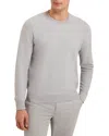 Ted Baker Jamals Textured Crewneck Sweater In Light Grey