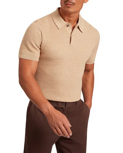 TED BAKER JANKO TEXTURED KNIT POLO