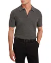 Ted Baker Janko Textured Knit Polo In Gray