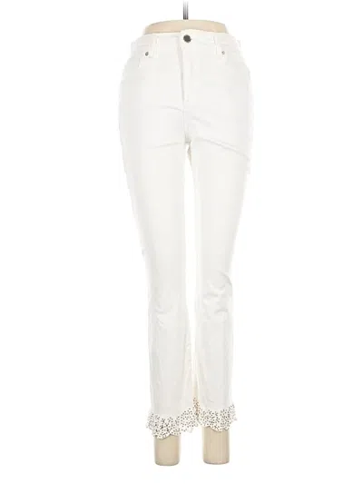 Pre-owned Ted Baker Jeans In Ivory