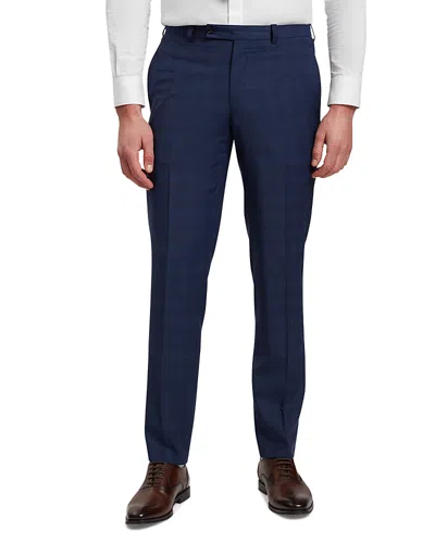Ted Baker Jefferson Check Classic Wool Modern Fit Suit Pants In Blue