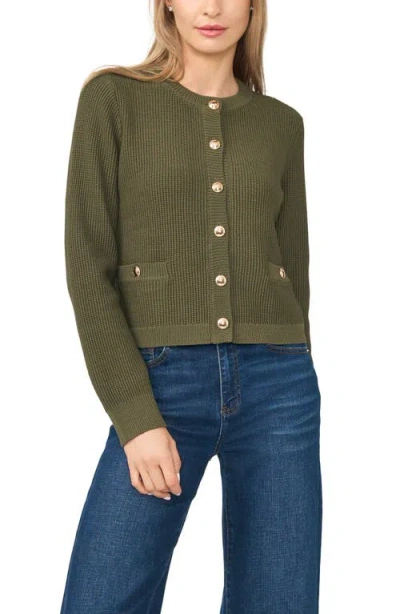 Ted Baker Jin Texture Stitch Cardigan In Mystic Forest