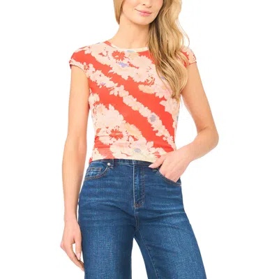 Ted Baker Jodie Floral Drop Shoulder T-shirt In Multi