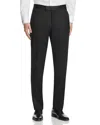Ted Baker Josh Wool Slim Fit Tuxedo Pants - Exclusive In Black