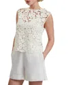 Ted Baker Joyyra Crochet Knit Top In White