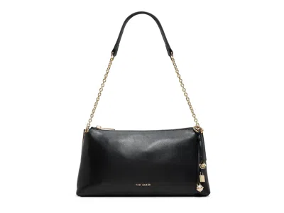 Ted Baker Jules Leather Shoulder Bag In Black