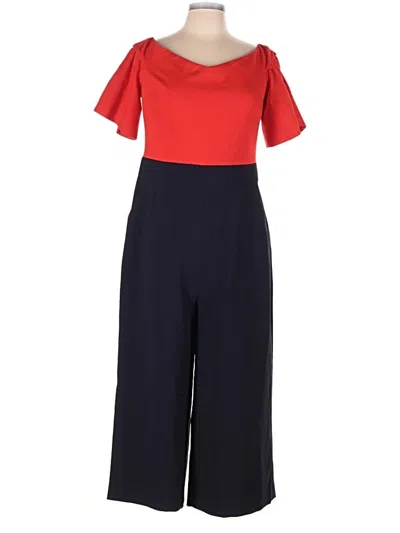 Pre-owned Ted Baker Jumpsuit In Red