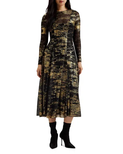 Ted Baker Junhaa Dress In Black
