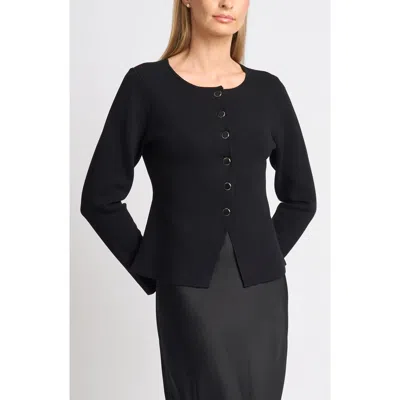 Ted Baker Kaallie Peplum Top Twofer Midi Dress In Black
