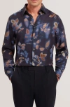 Ted Baker Kalmill Print Button-up Shirt In Multi